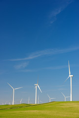 Fototapeta premium Wind energy concept