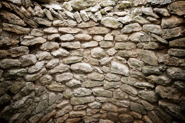 Wall background view