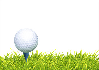 Background With Golf Ball