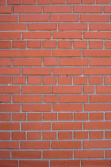 Weathered texture of stained old dark brown and red brick wall background, grungy rusty blocks of stone-work technology, colorful horizontal architecture