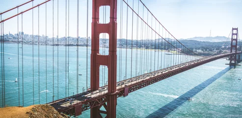 Cercles muraux Pont du Golden Gate Golden Gate Bridge, San Francisco