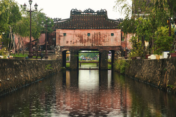 Japanese Covered Bridge in Hoi An Ancient Town, Vietnam.