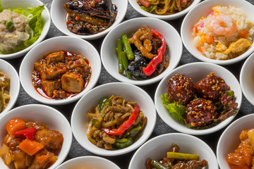 中華料理いろいろ　Group picture of Chinese cuisine