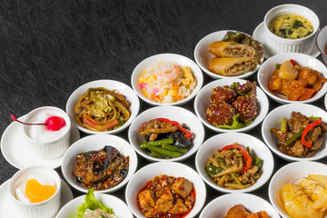 中華料理いろいろ　Group picture of Chinese cuisine
