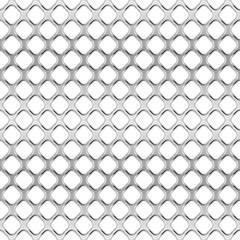 Glossy metal grid with shadow, seamless pattern