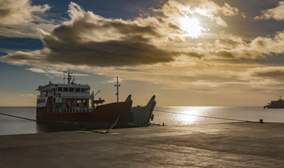 Wschód słońca w Punta Arenas, Chile, Patagonia © Rafał Bachanek