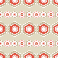 Ethnic boho seamless pattern. Retro motif. Vector illustration. Textile rapport.
