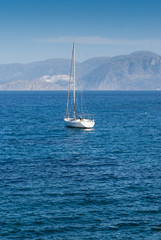 Obraz premium Sail boat in Crete