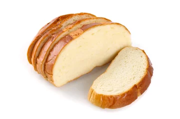 Fotobehang fresh sliced bread © NorGal
