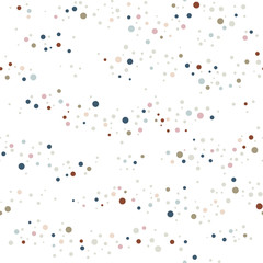 seamless pattern with abstract dotted ornament