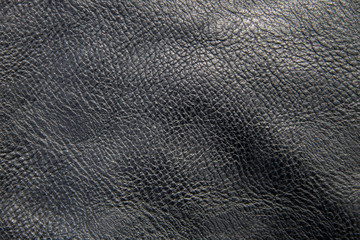 Black leather texture for background
