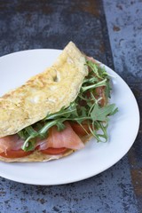 Smoked Salmon Omelette
