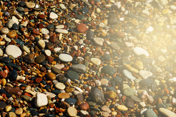 Pebbles on the beach