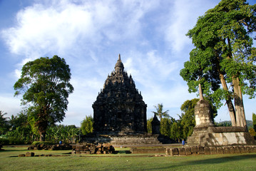 Sojiwan Temple is located nearly two kilometres southeast of Prambanan temple