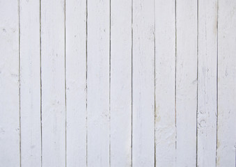 white old wooden fence. wood palisade background. planks texture