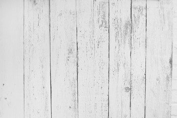 Obraz premium white old wooden fence. wood palisade background. planks texture