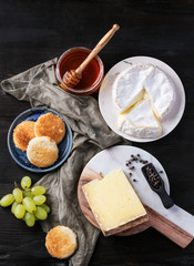 Assortment of french cheese