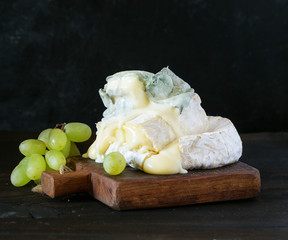 Assortment of french cheese