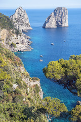Fototapeta premium Capri island, Campania region, Italy