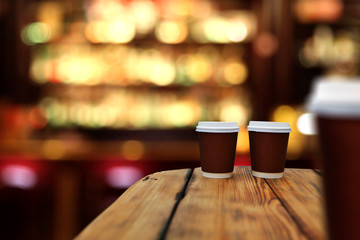 coffee and cafe interior 