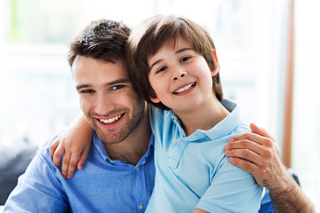 Fototapeta premium Father and son 