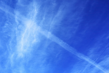 The sky in the clouds