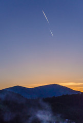 
Background of Carpathian mountains landscape in Ukraine