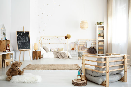 Inspiring scandinavian white girl's bedroom