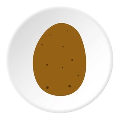 Potatoes icon, flat style