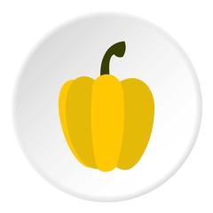 Bell pepper icon, flat style