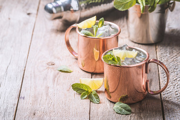 Moscow mule cocktail