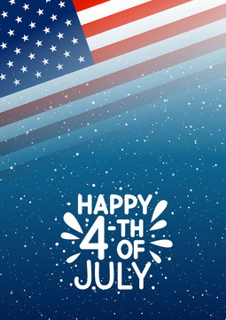 Independence day greeting card for Your design