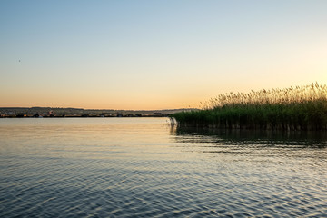 Sonnenuntergang am Neusiedler See