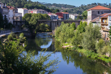 Fototapeta na wymiar River in Rivadavia Spain