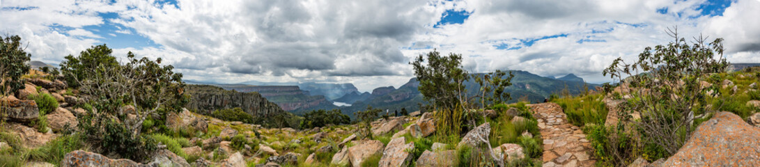 Fototapeta na wymiar Panorama View of the Blyde River Canyon, South Africa