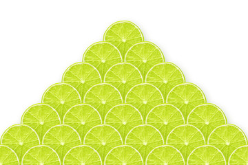 lime slices pyramid