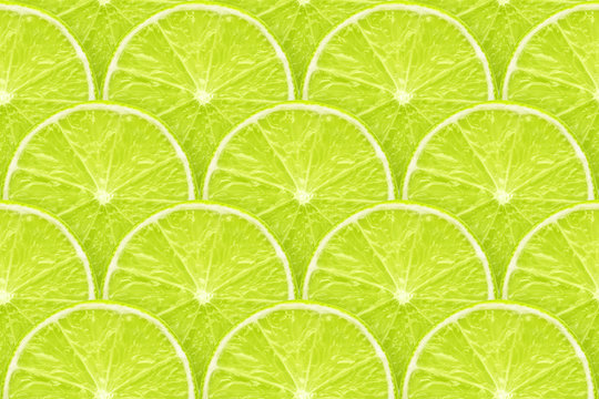 lime slices seamless