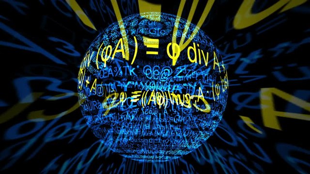 Mathematical Formulary Imprints On A Sphere
