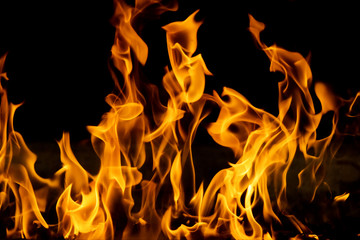 Blaze fire flame background and textured