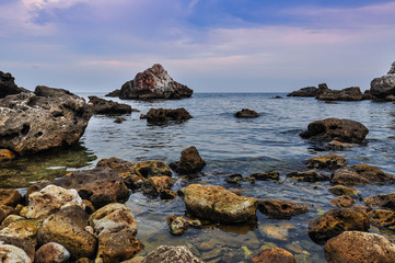 Black Sea shore in Bulgaria