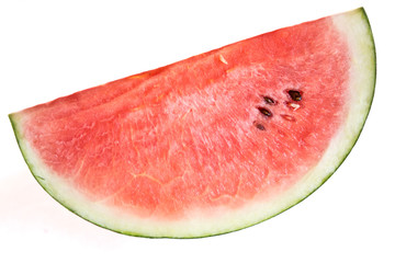 Watermelons are a sweet, popular fruit of summer, usually consumed fresh in slices, diced in mixed fruit salads, or as juice.