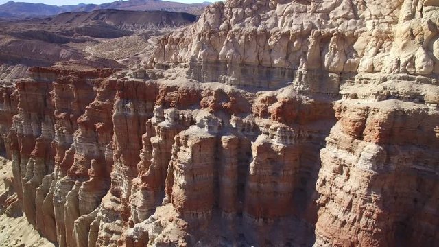 Red Cliff Aerial Mojave Desert California