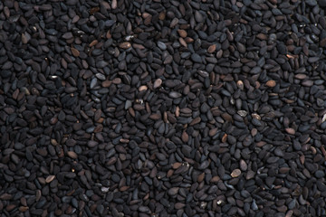 Black sesame seed background