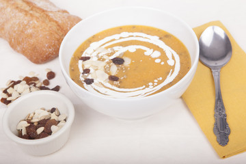 cream of pumpkin carrot and potato soup