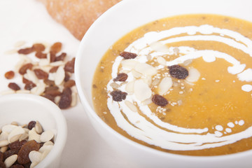 cream of pumpkin carrot and potato soup