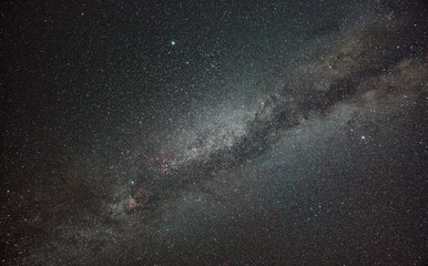 The Milky Way and Summer Triangle Stars