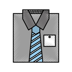 Stylish folded shirt icon vector illustration design