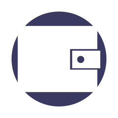 wallet money isolated icon vector illustration design
