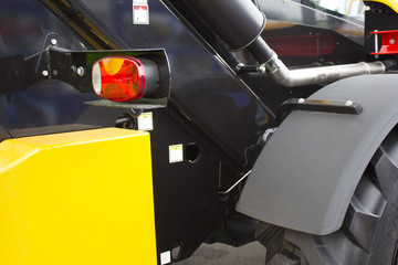 wheel yellow excavator