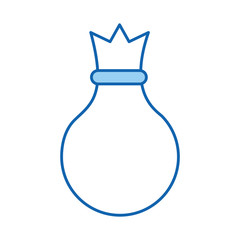 money bag isolated icon vector illustration design